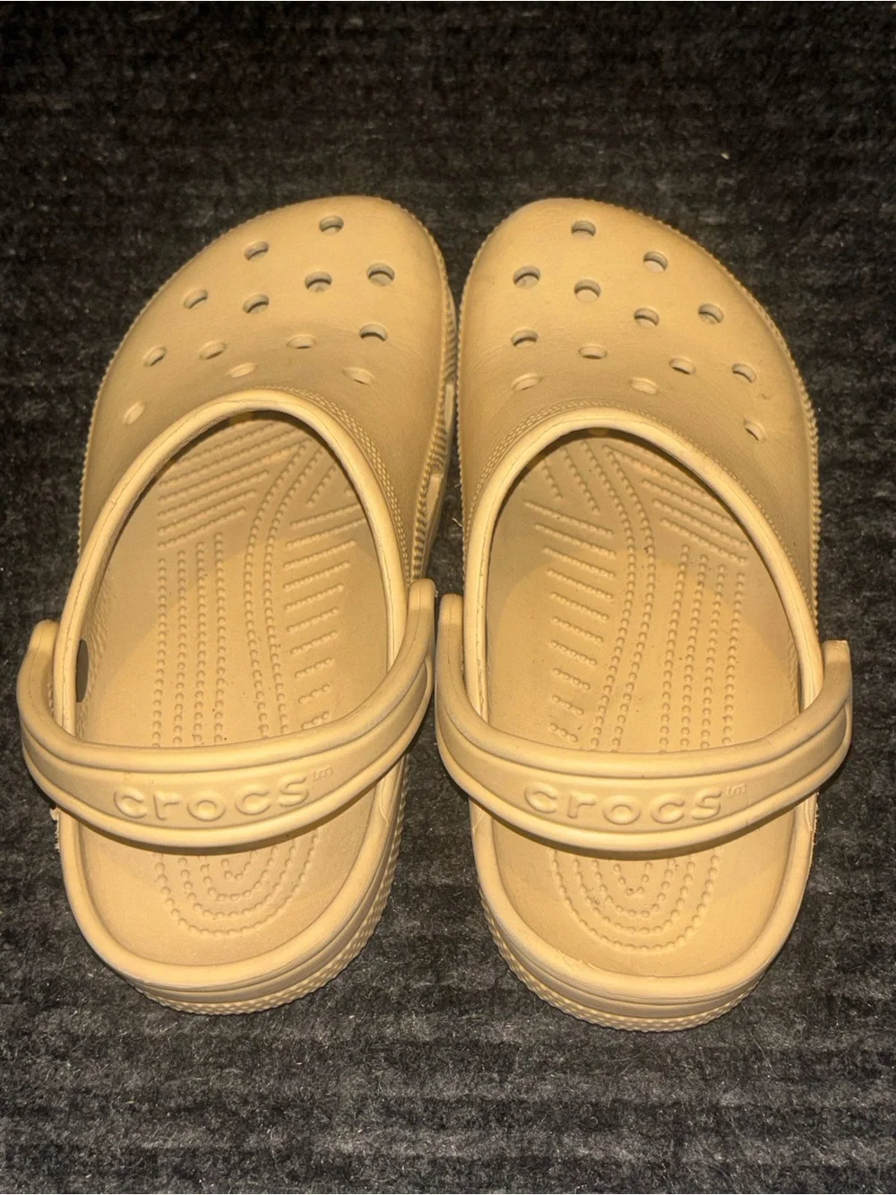 Kids Tan Comfort Clog - Breathable Slip-On Shoe